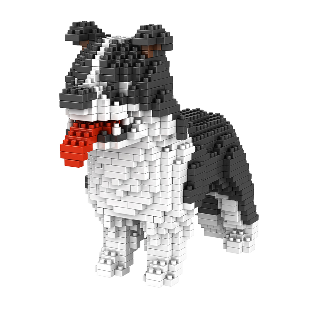 Border Collie Mini Lego Blocks