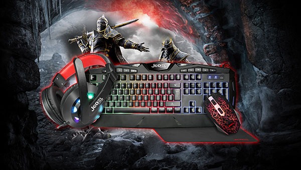 Jedel Knights Templar Elite 4-in-1 Gaming Kit