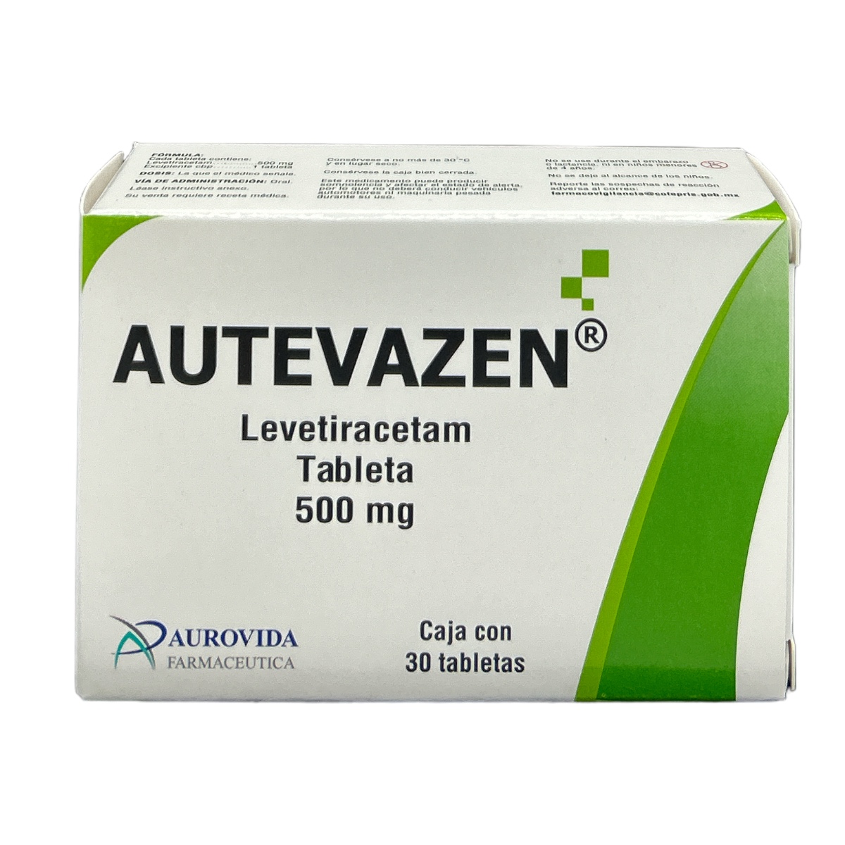 Levetiracetam Tab 500mg C/30 AUTEVAZEN