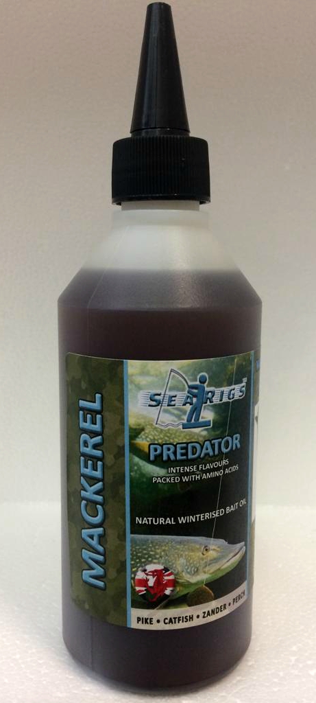 Predator , Pike & Catfish Winterised Natural Freshwater Bait oil.