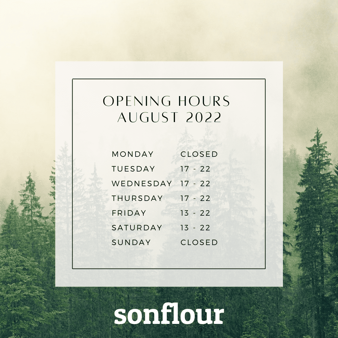 Opening Hours in August