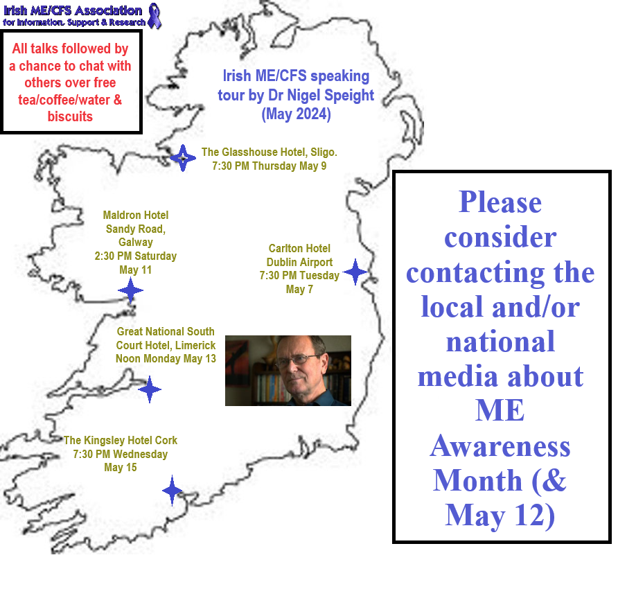 Please consider contacting the local and/or national media about ME Awareness Month