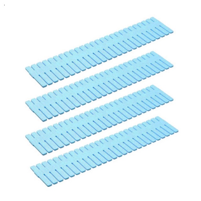 Ladeverdelers blauw - 4 stuks 32x7cm