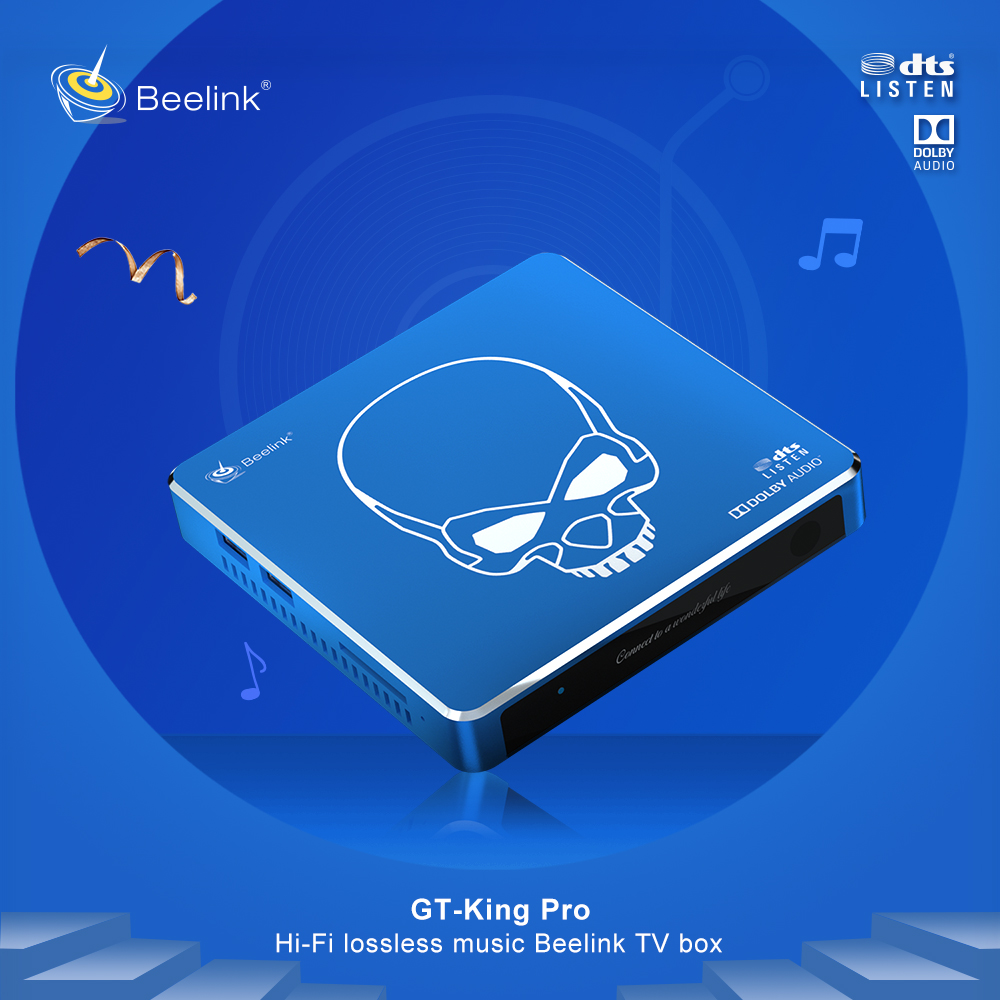 GT King Pro DTS Listen + Dolby Audio incl.12 months Premium VIP Live Tv