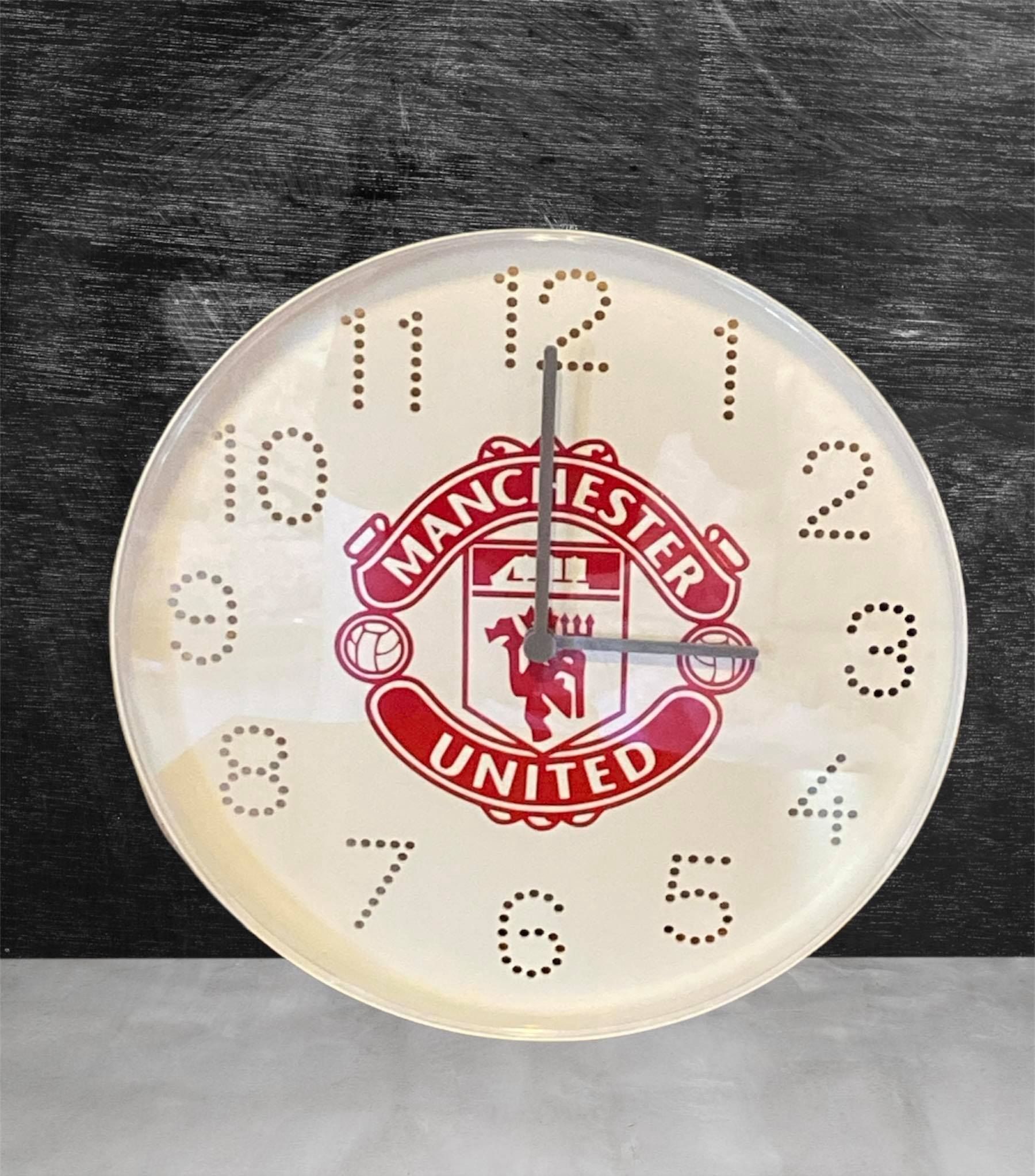 Manchester United Inspired Clock