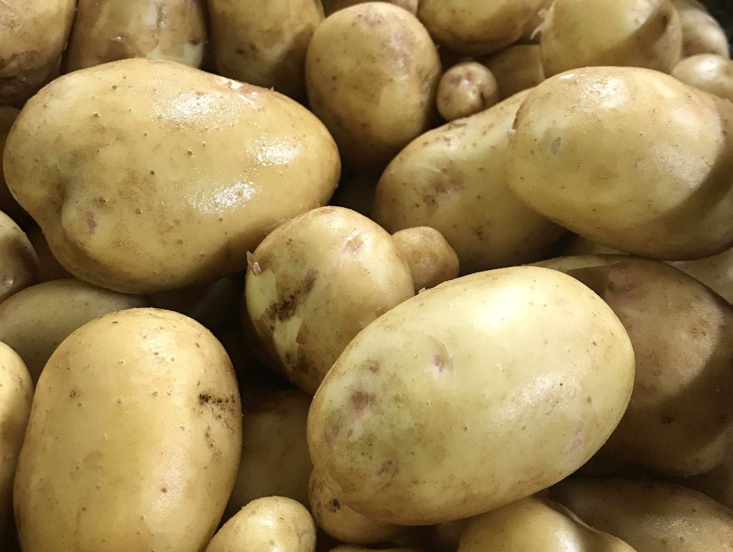 Our favorite way to boil potatoes--the flavor is AMAZING!