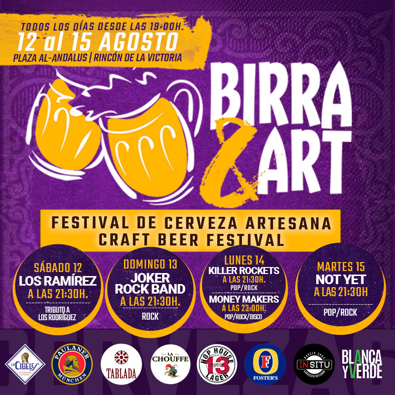 "Birra & Art" Craft Beer Festival: Een viering Bier, kunst en muziek in Rincón de la Victoria