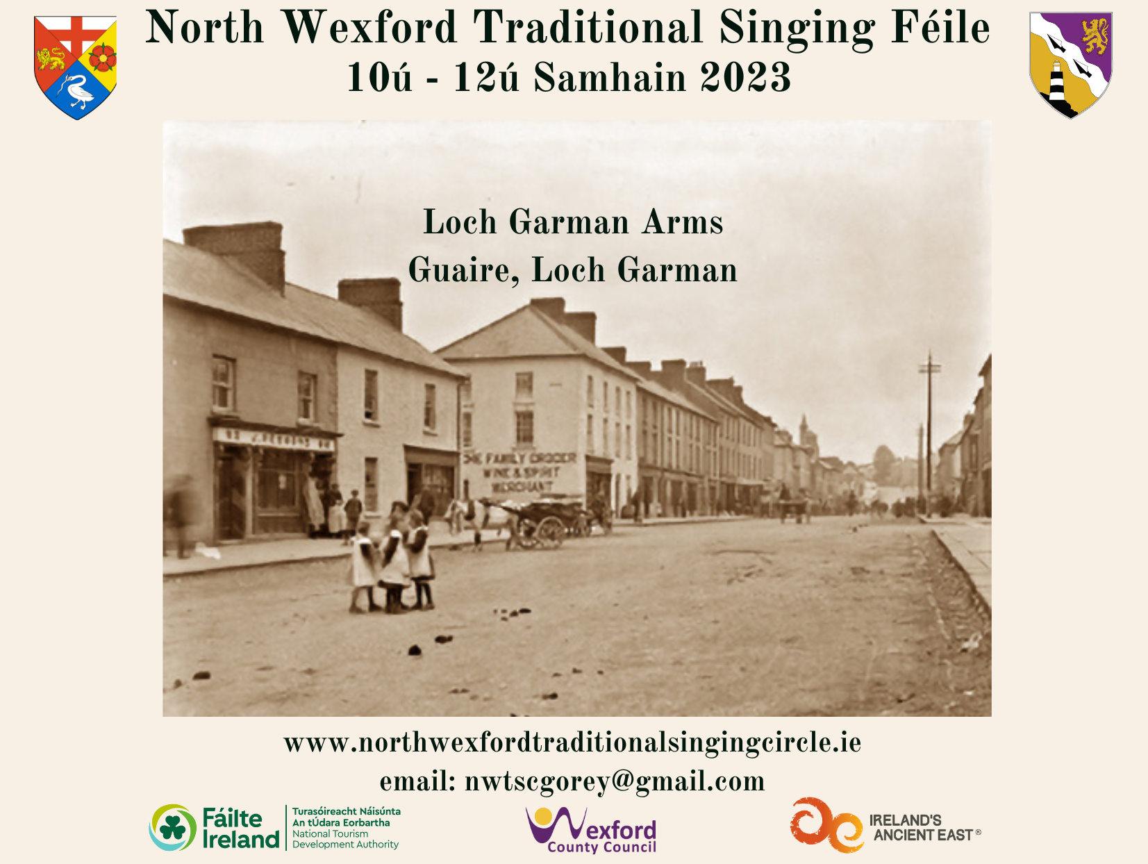 North Wexford Traditional Singing Féile 2023: 10th - 12th of November