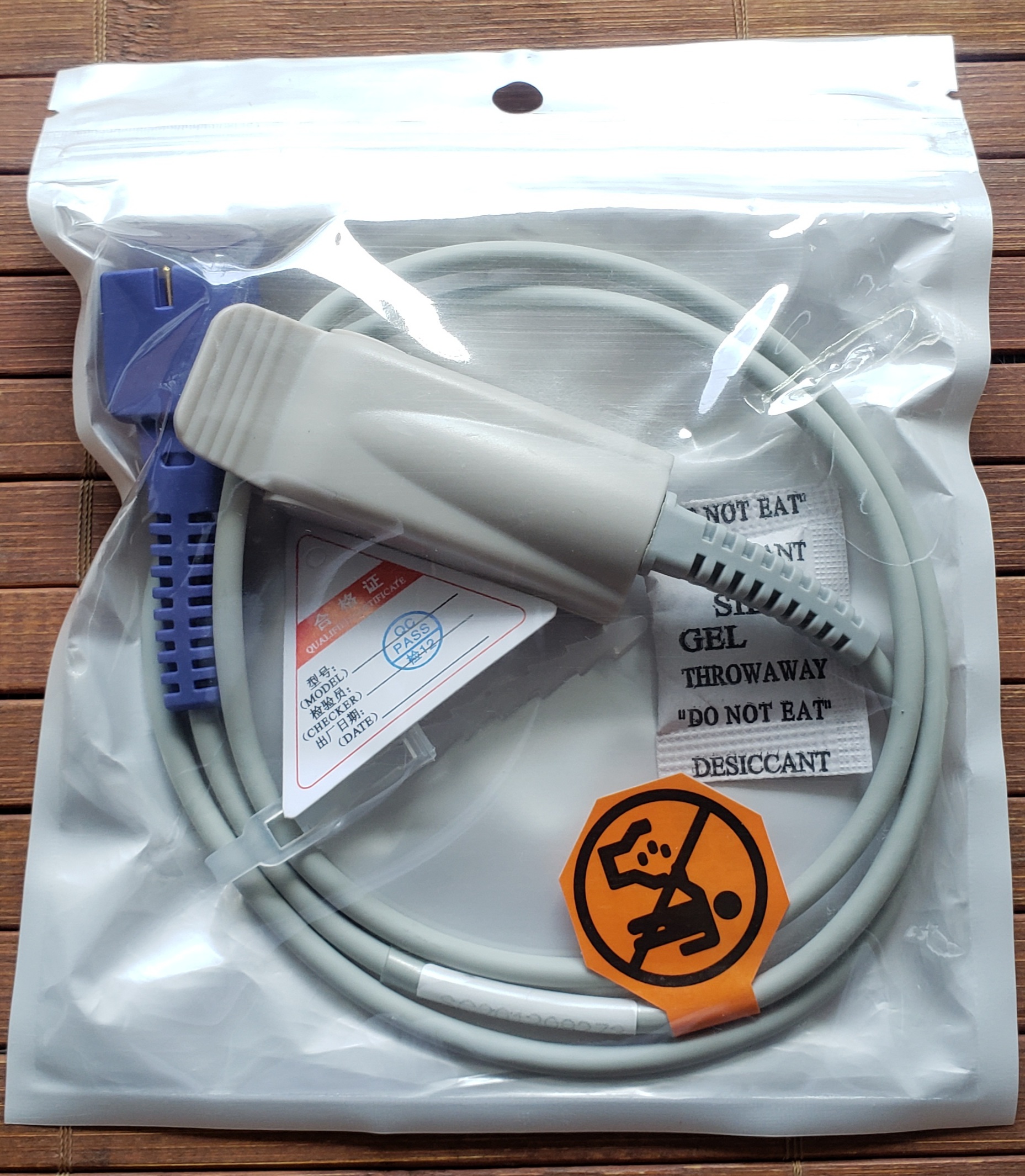 Slug Sensor SENSOR SPO2 NELLCOR DS100A OXIMAX