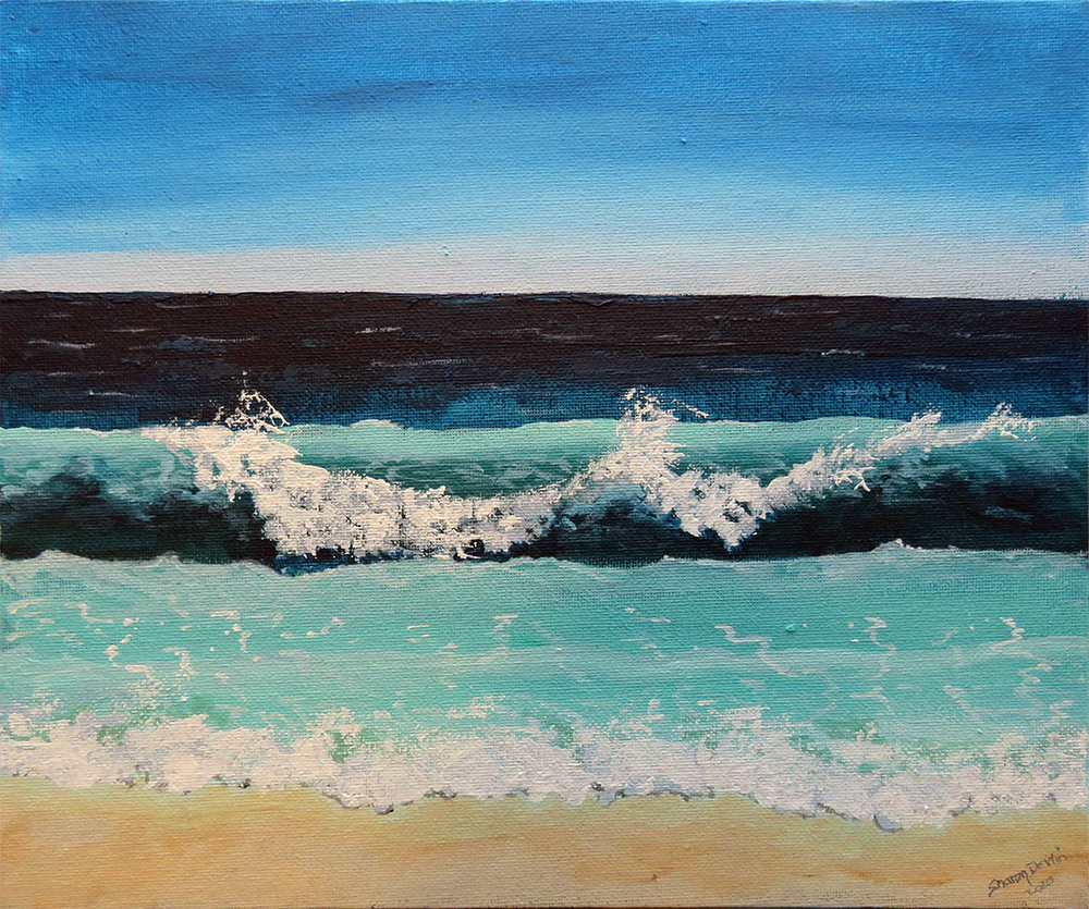 Away On A Wave (Original Artwork)