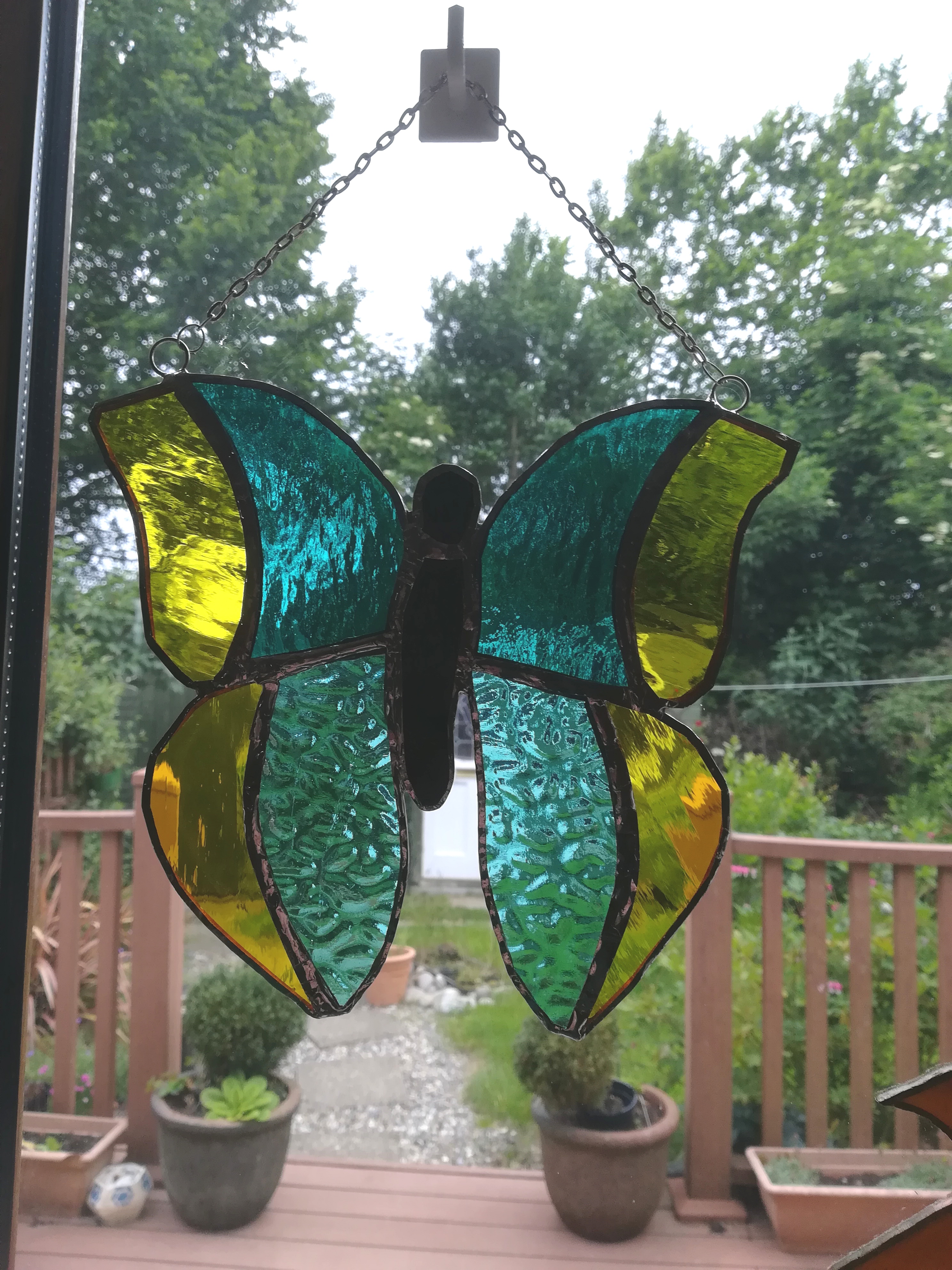 Butterfly garden or window ornament