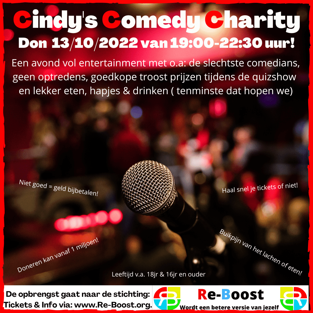 Cindy's Comedy Charity 13/10/22