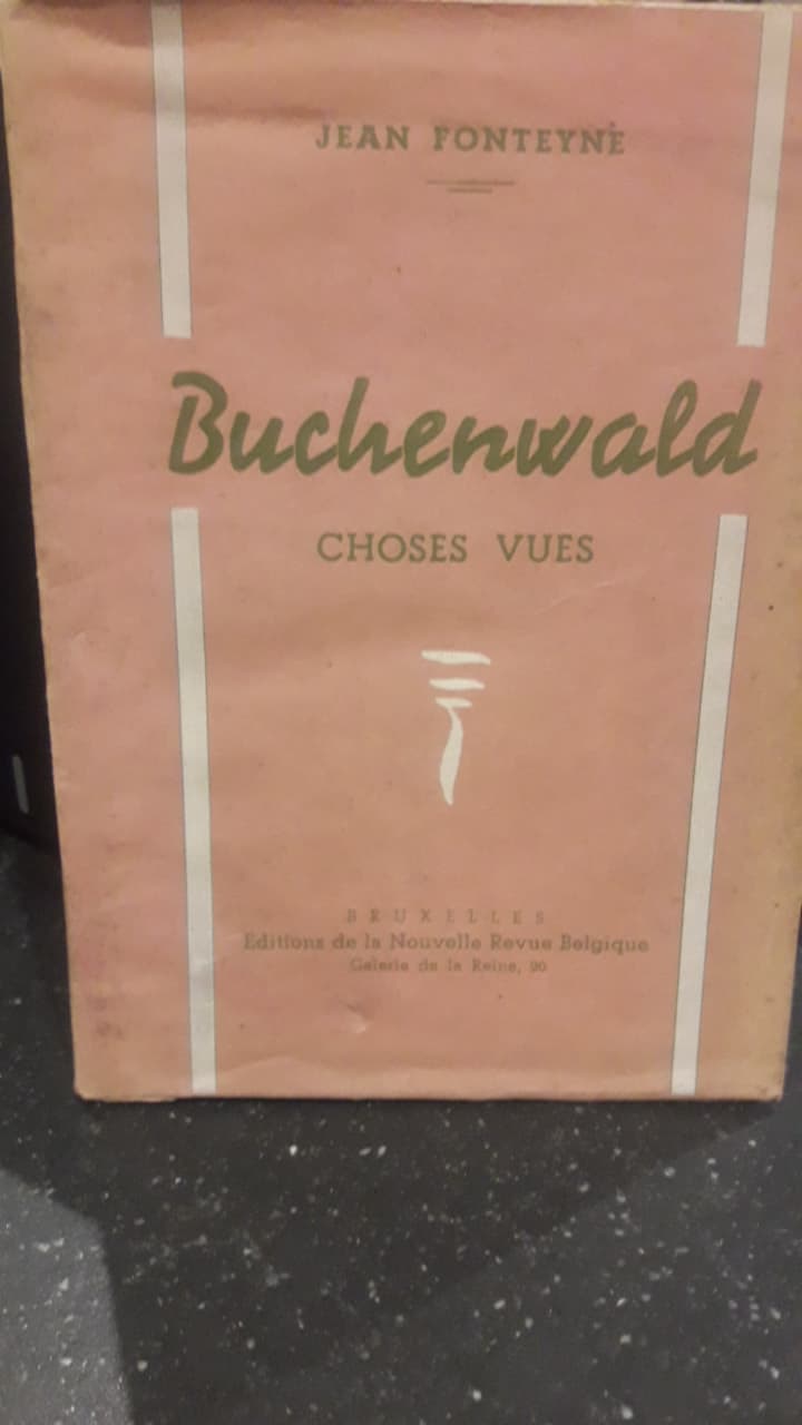 Boekje Buchenwald Franstalig / Brussel 1945
