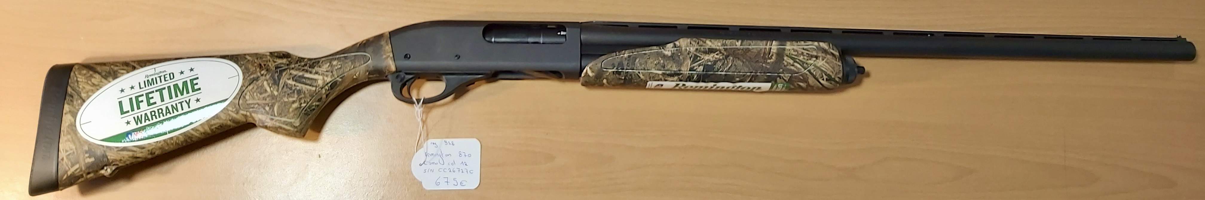 Remington 870 express, cal 12, LL 70cm, Prijs 675€