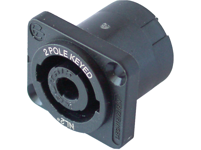 Conector speakon de 2 pin, modelo NL2MP, marca NEUTRIK