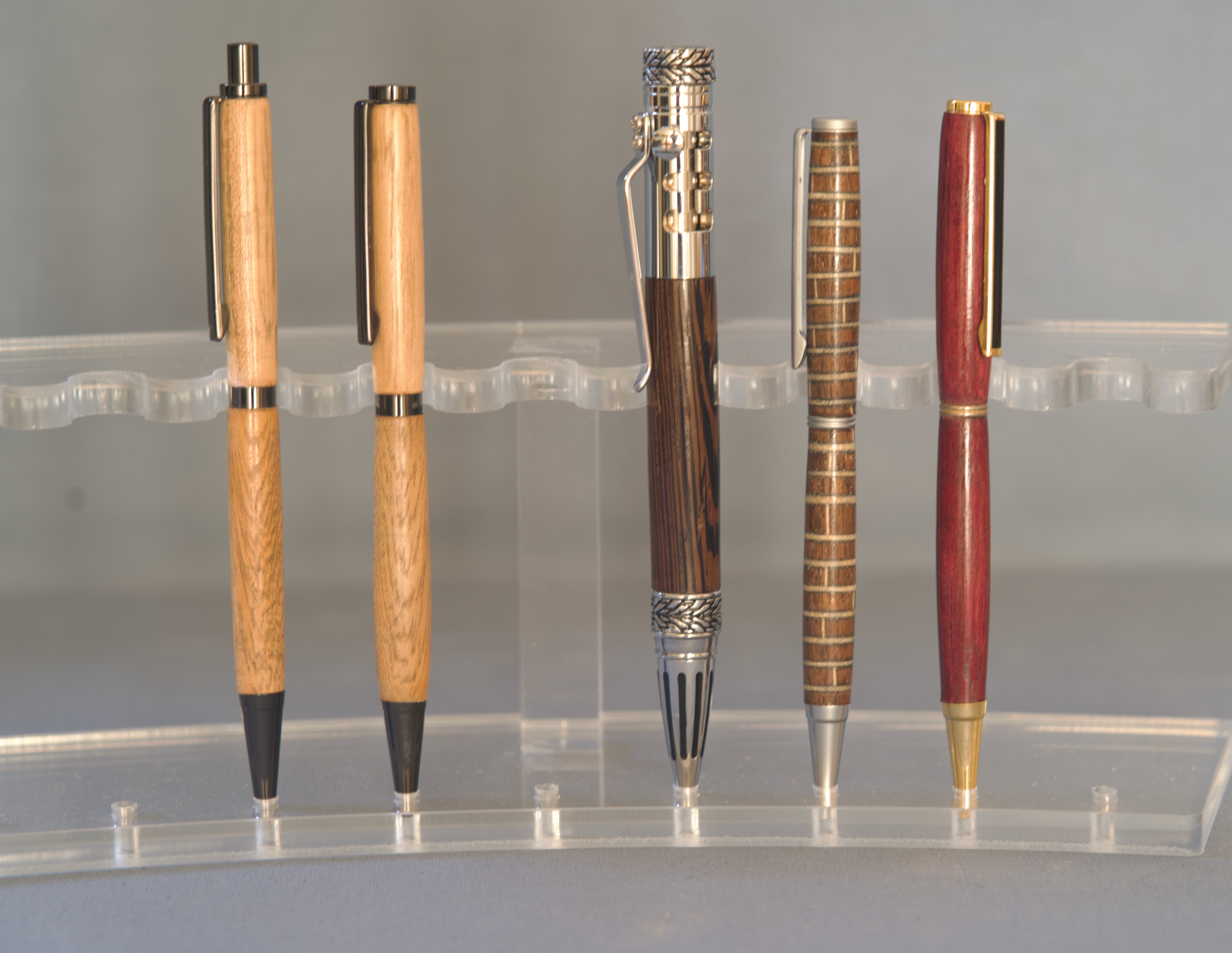 pennen en vulpotloden in diverse houtsoorten