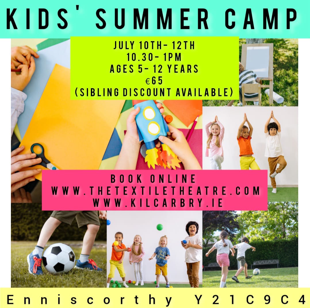 July 10 -13th Summer Camp x 2 Child Same Family
