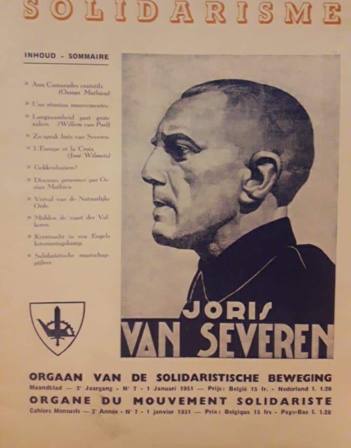 Joris Van Severen Orde - december 1950 / Solidaristische Beweging
