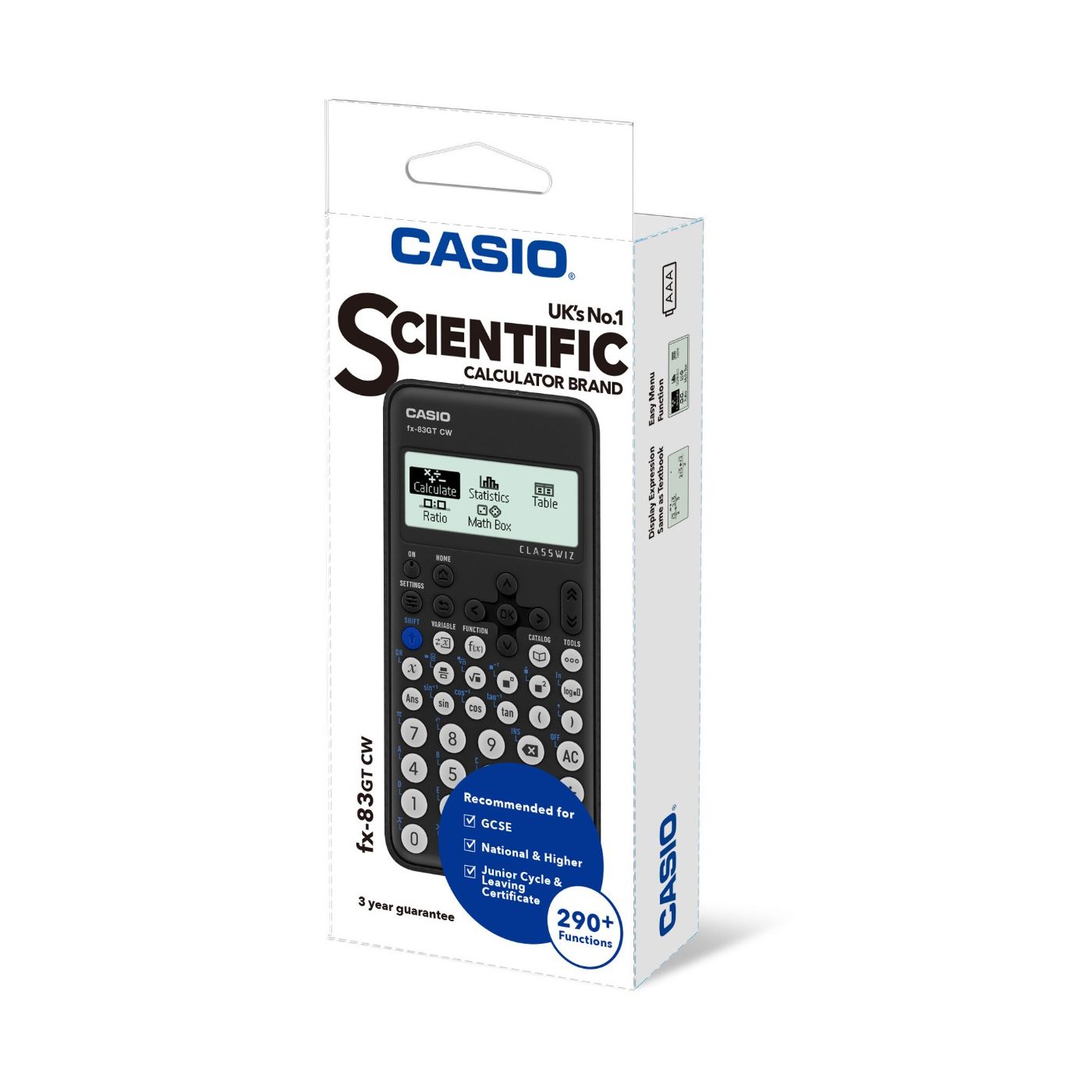 MATHS Casio FX-83GT CW Scientific Calculator NEW