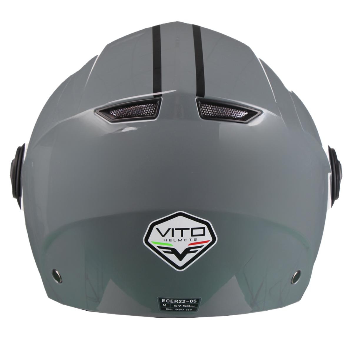 Helmet vito jet moda nardo grey