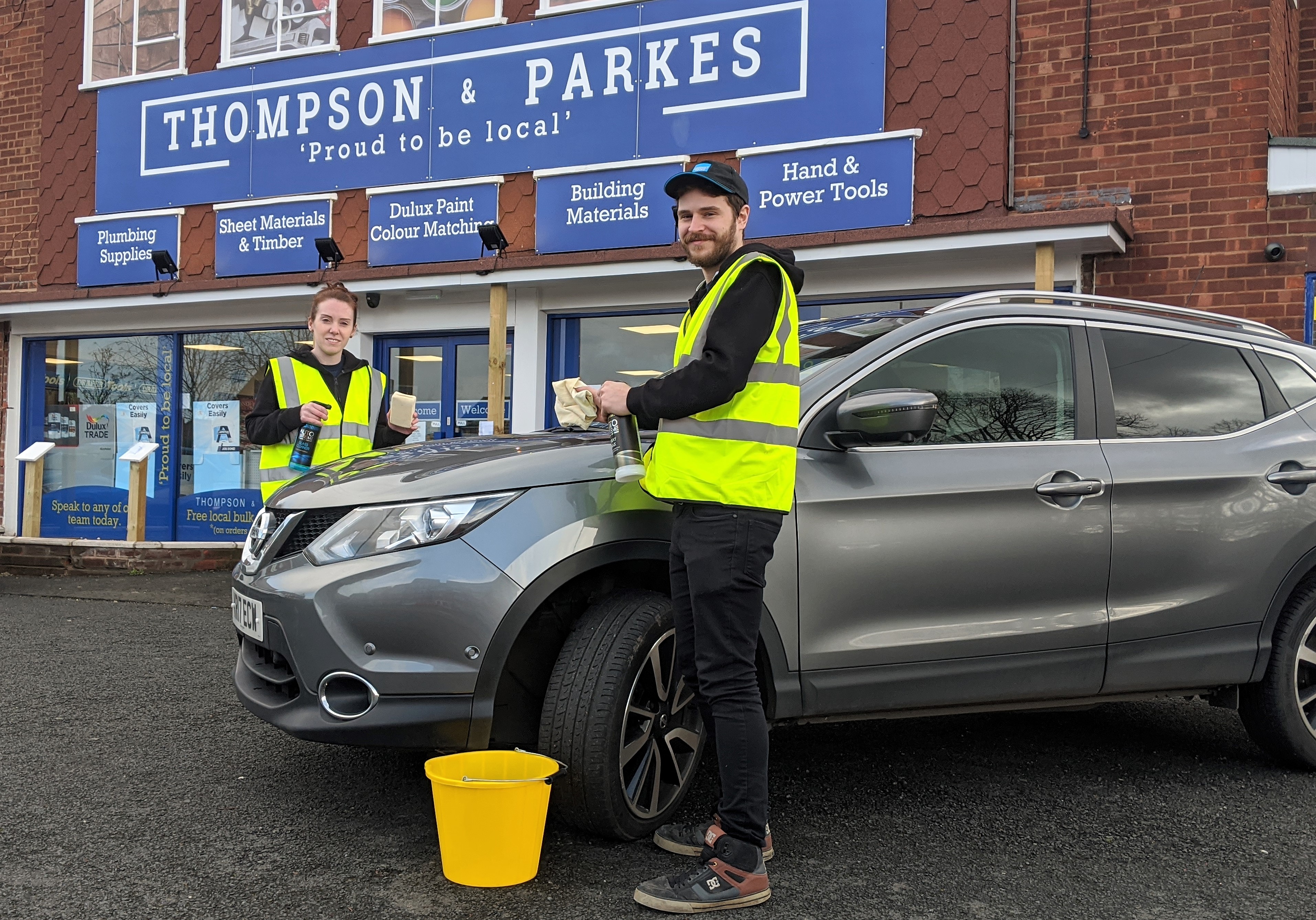 Thompson & Parkes Stourport Charity Car Wash in Aid of HELP!