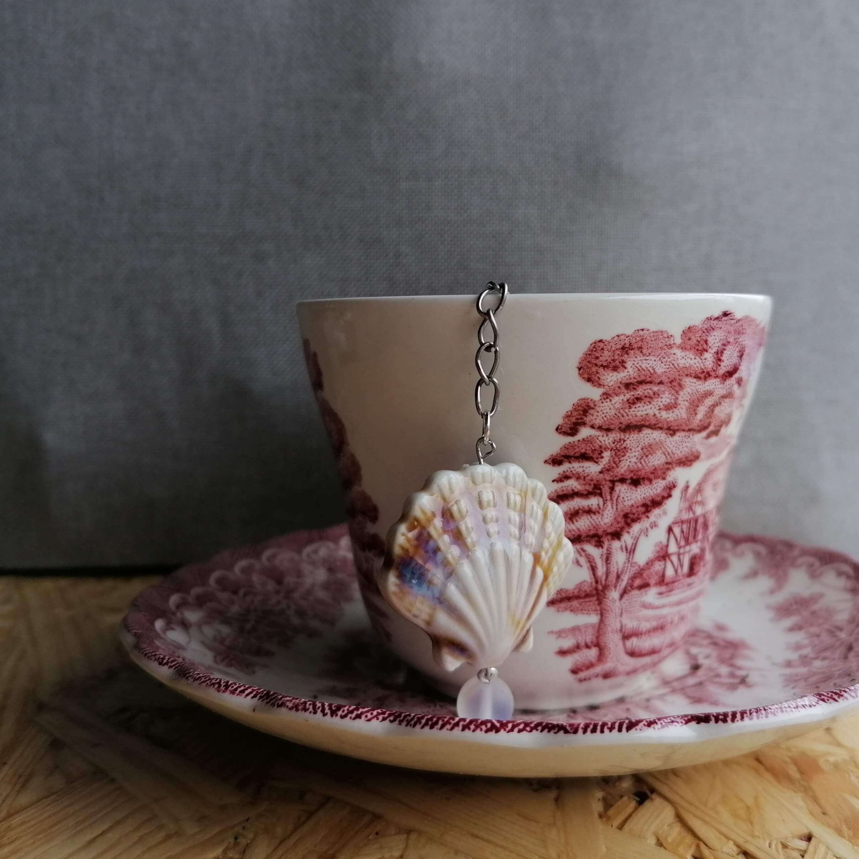 Ceramic Seashell Tea infuser