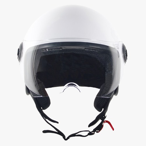 Helmet  Vito jet loreto shiny white