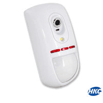 This wireless PIR movement detector will activate the alarm and send snapshot images to your mobile