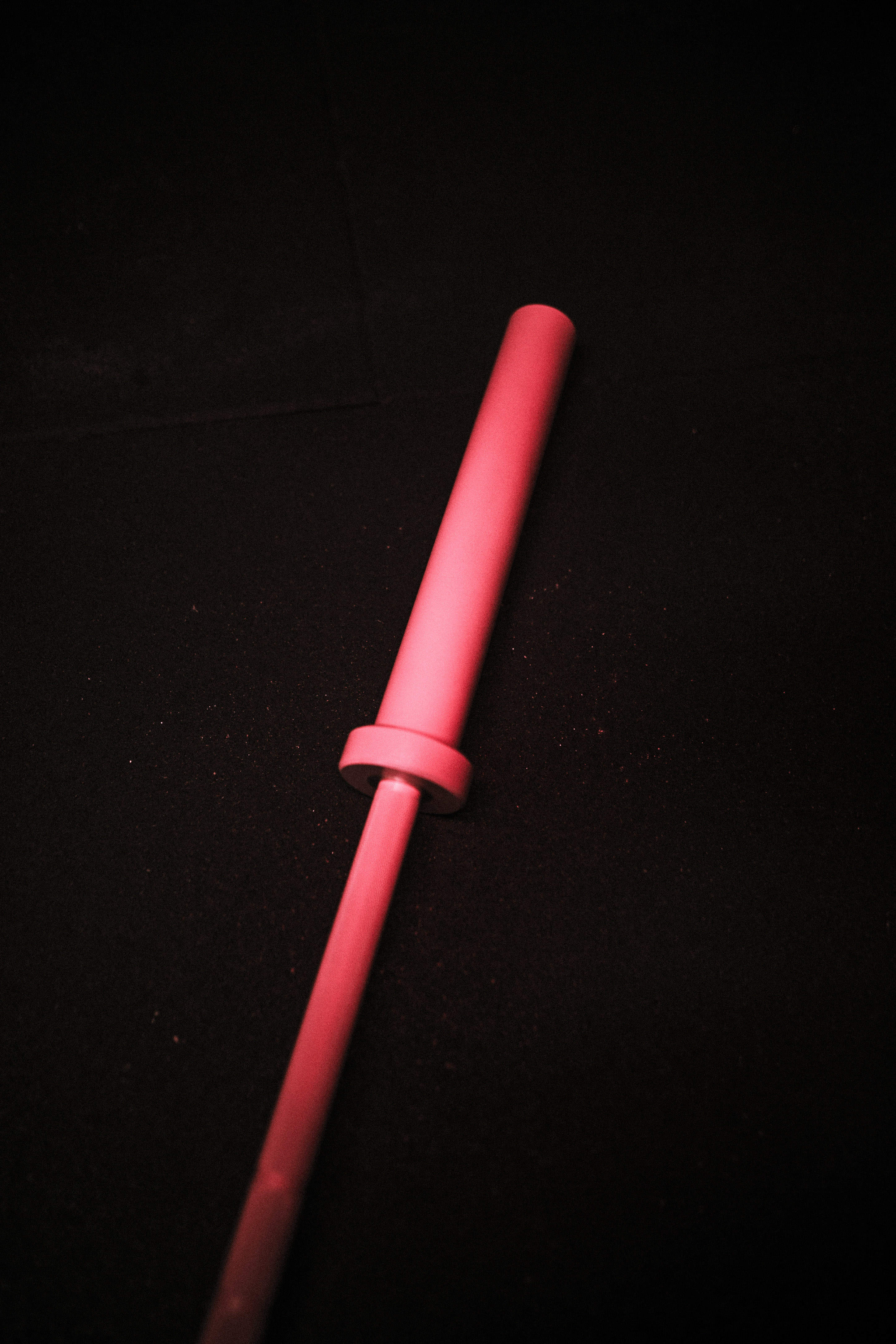 Pink Olympic barbell