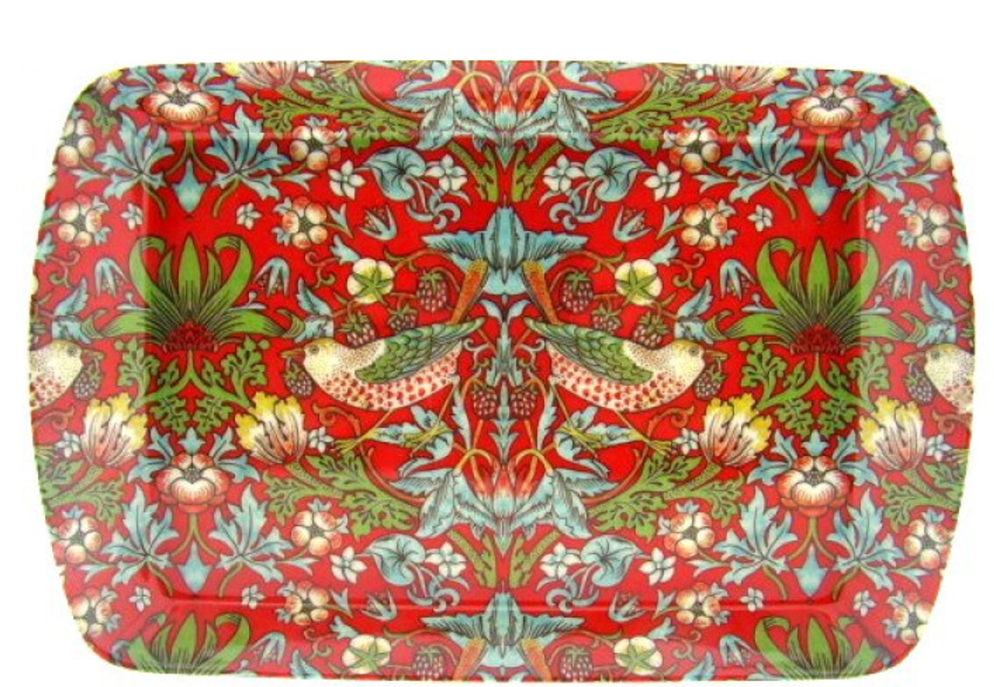 Bohemian Red - William Morris - Dienblad (23x15)- NIEUW