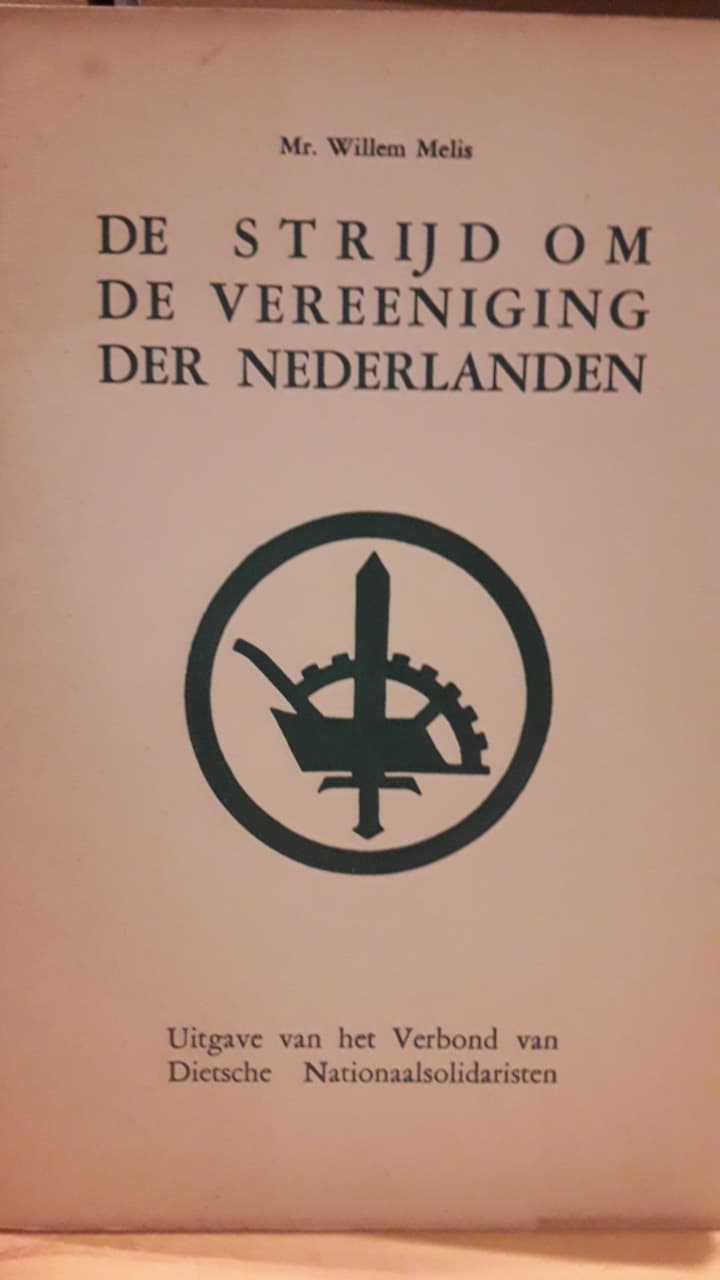VERDINASO Joris Van Severen brochure -  De strijd om de vereeniging der Nederlanden 1935