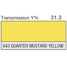 Lee 643 Quarter Mustard Yellow