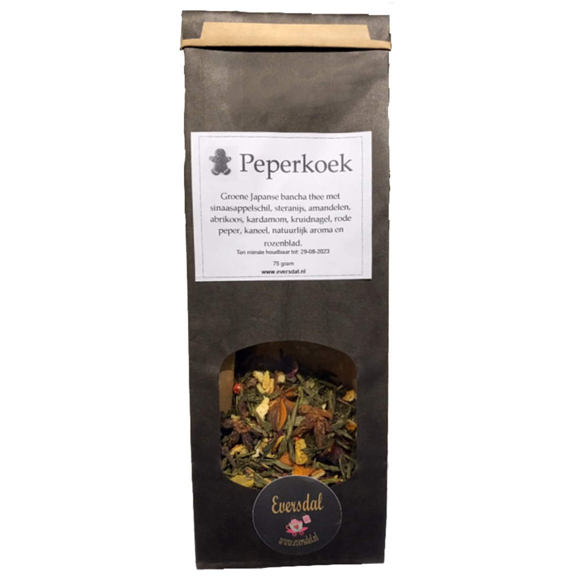 Peperkoek Thee - seizoensproduct - groene thee met peperkoekkruiden
