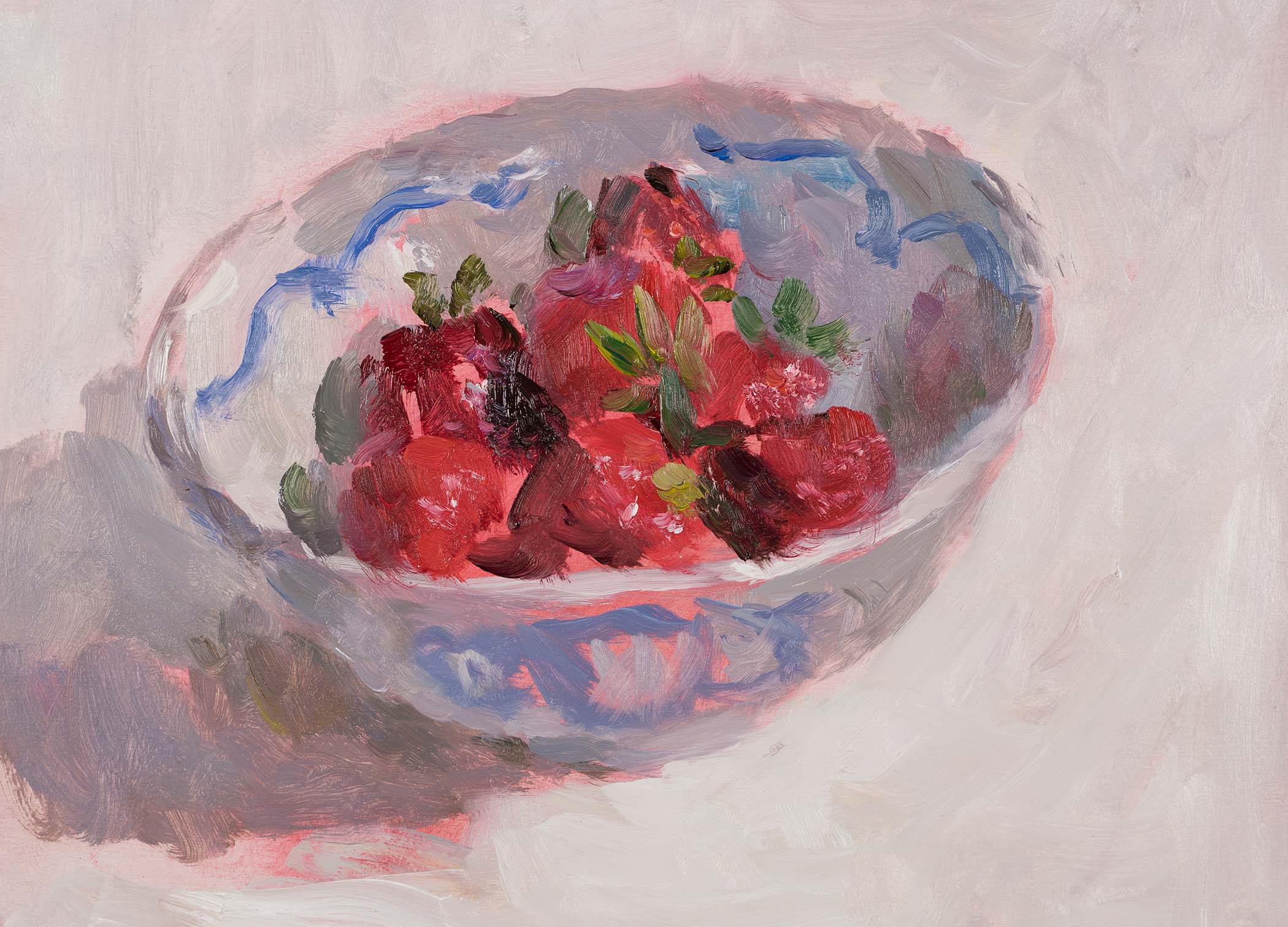 Strawberries in a Chinese Bowl 3