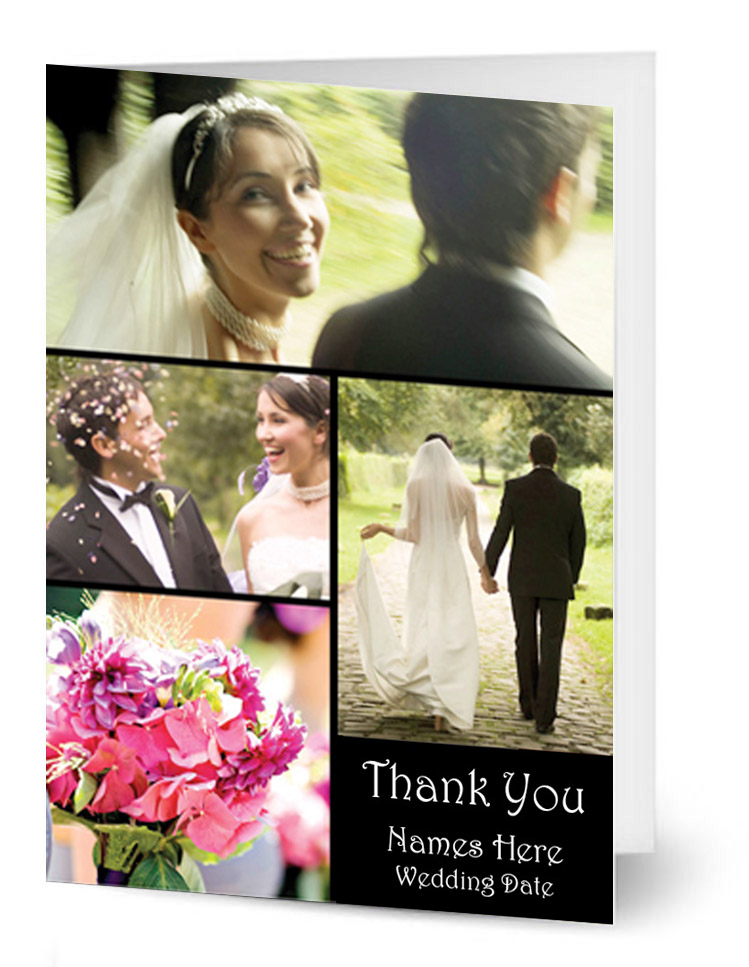 Scripted font black thank you story