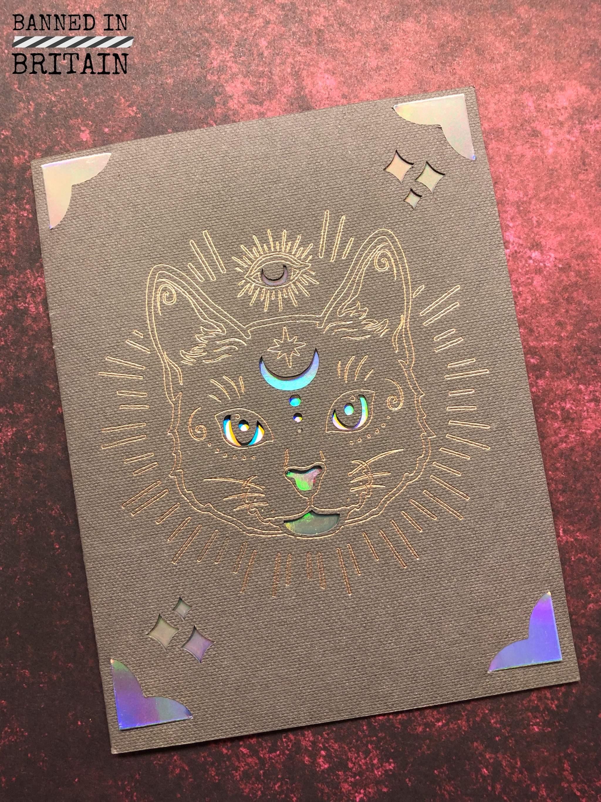 Mystical Cat Card