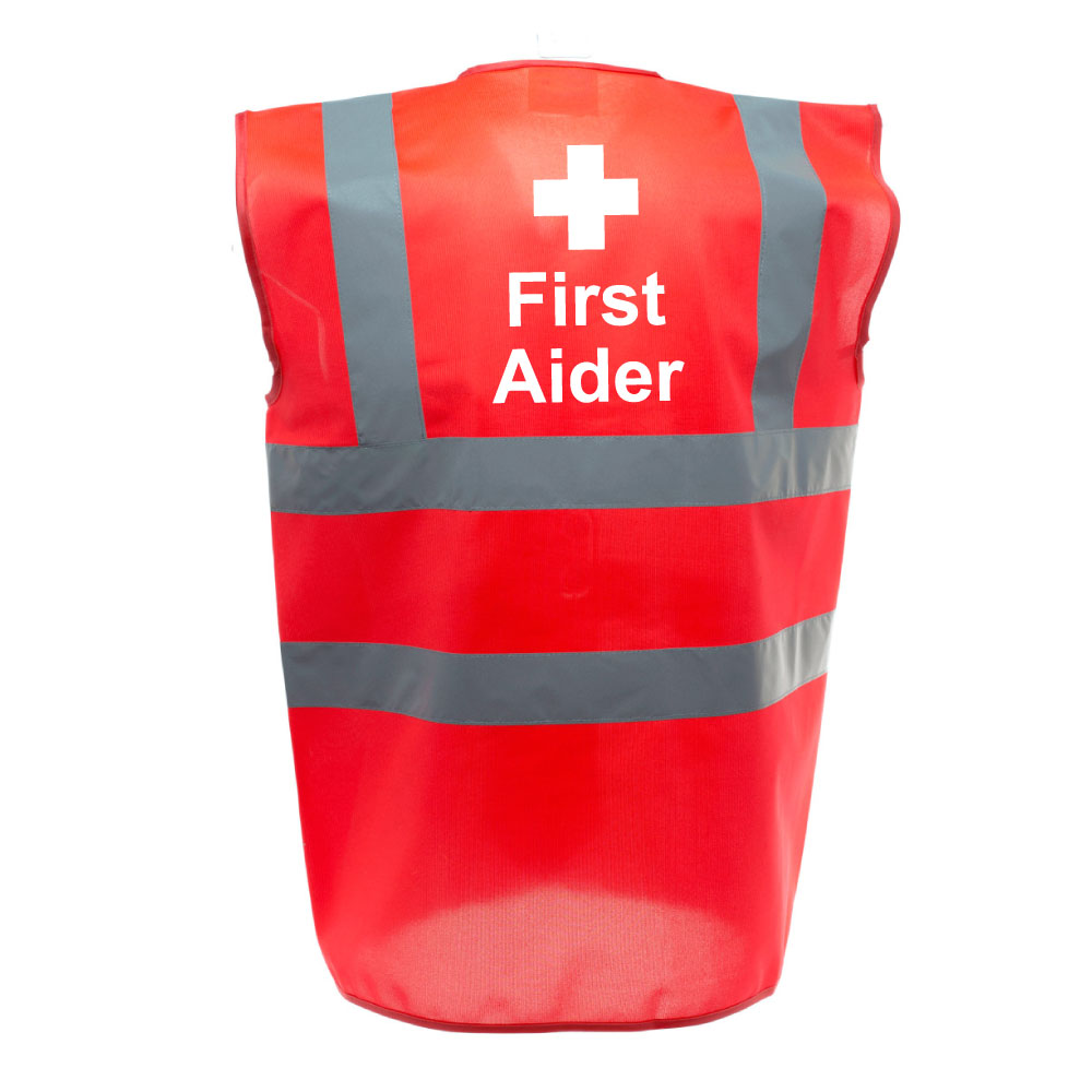 First Aider Safety Vest