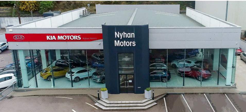 Drone Picture of Nyhan Motors Bandon in Cork