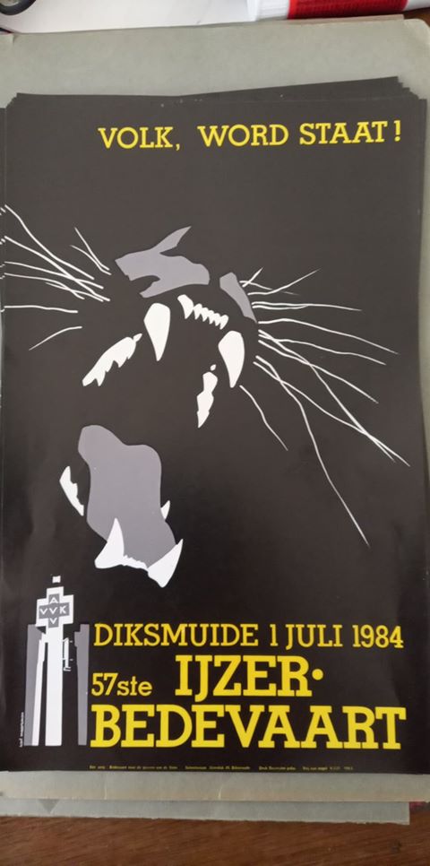 Affiche A4 Ijzerbedevaart 1984
