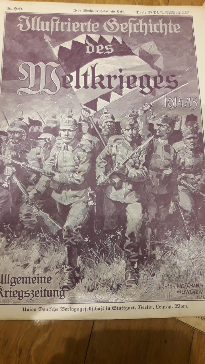 Illustrierte geschichte des Weltkrieges 1914 - 1915 / 2 foto brochures