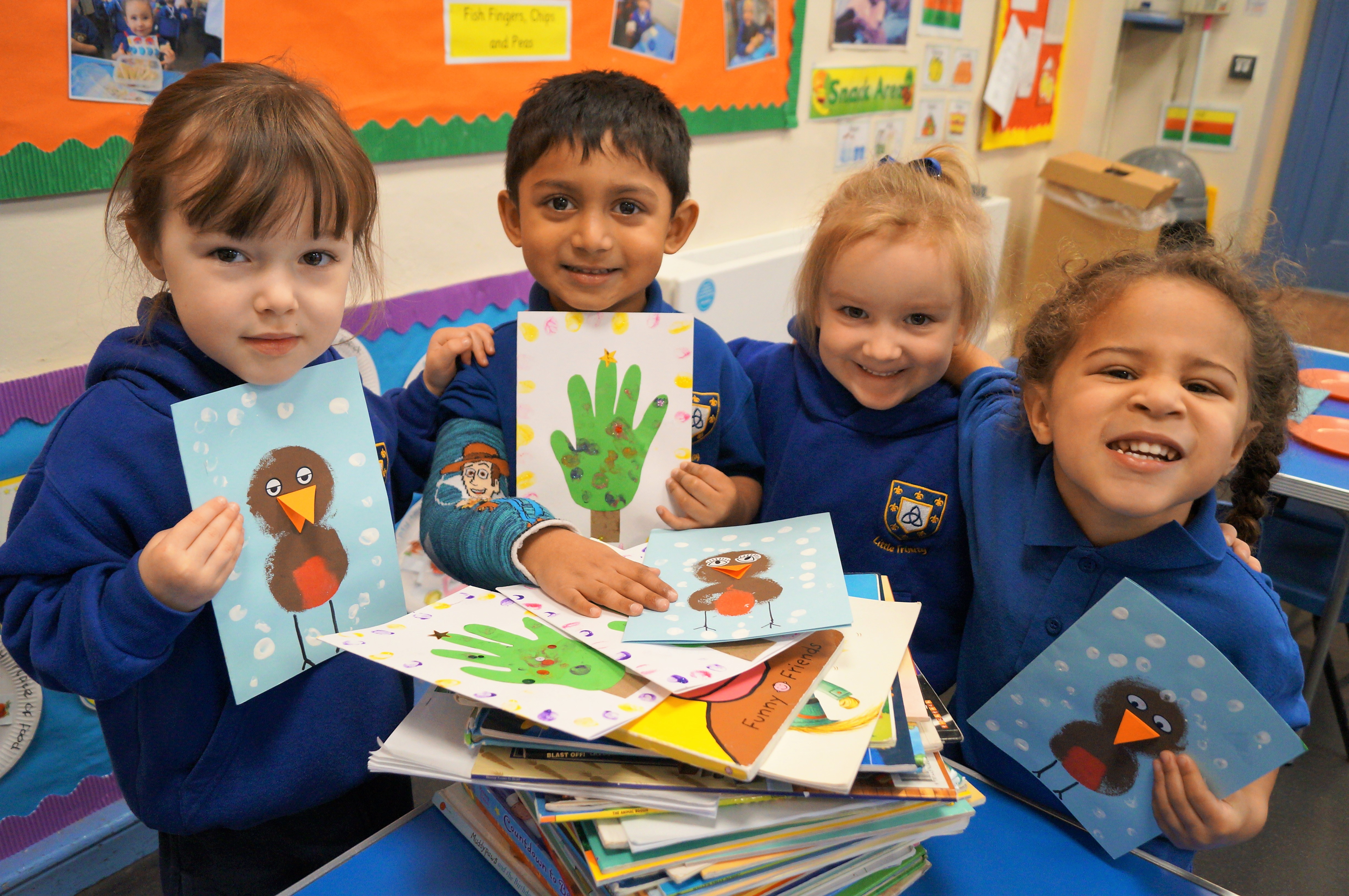 Nursery Supports Kidderminster Library Christmas Card Appeal