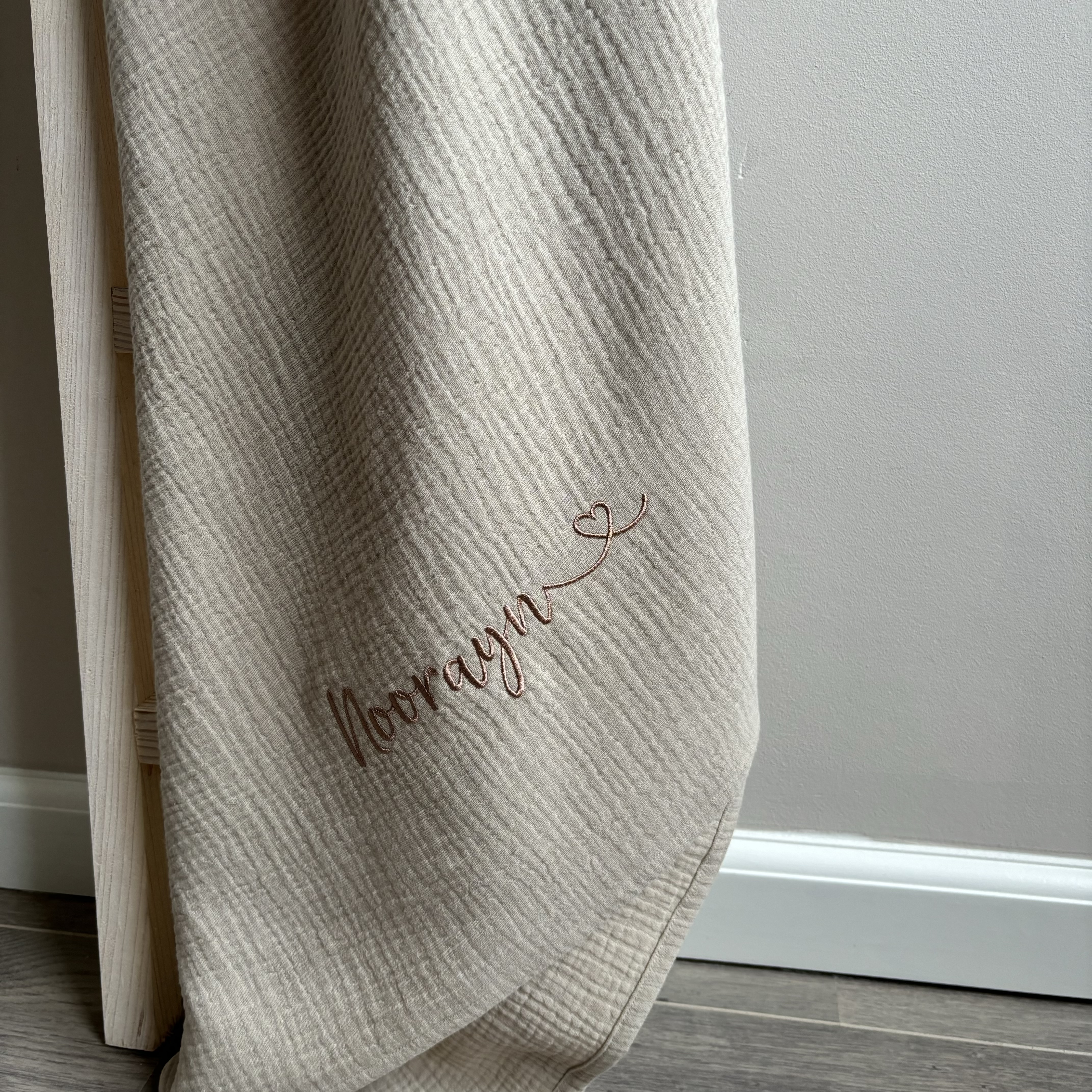 hydrofiele doek/swaddle taupe