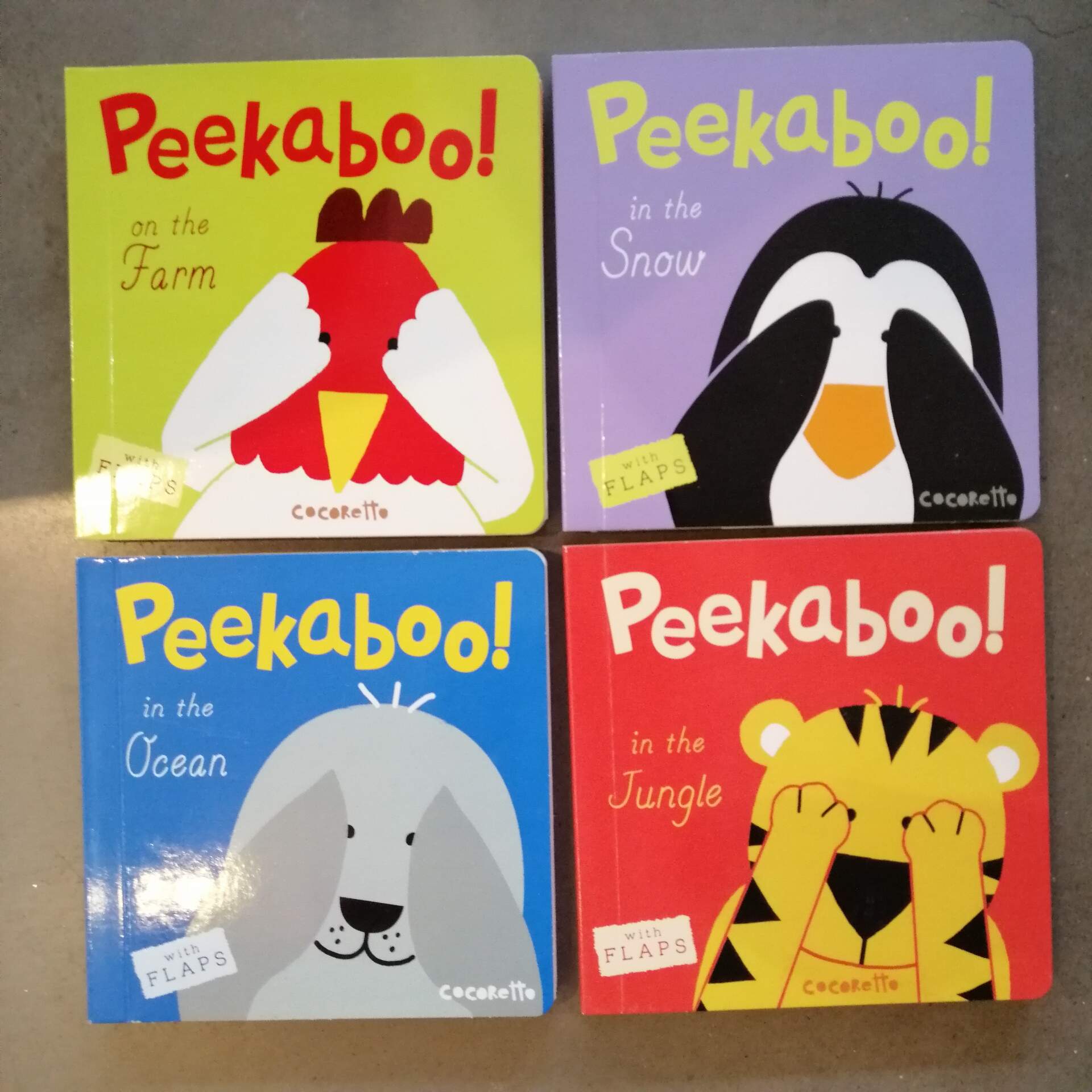 Peekaboo and Chatterbox Books