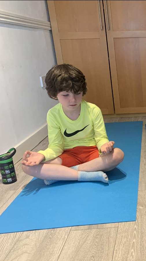 Boy Yoga Meditate