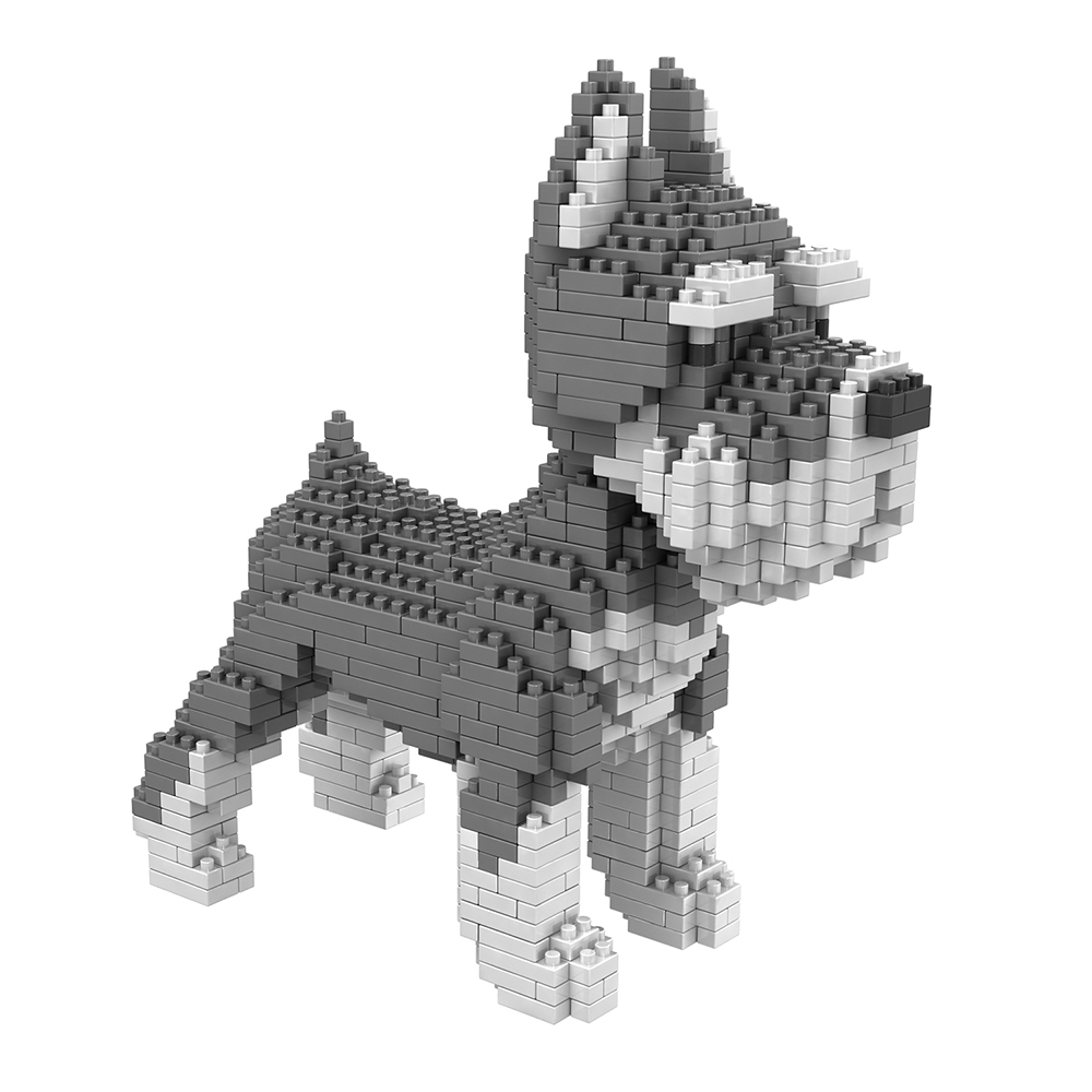 Schnauzer Mini Lego Blocks