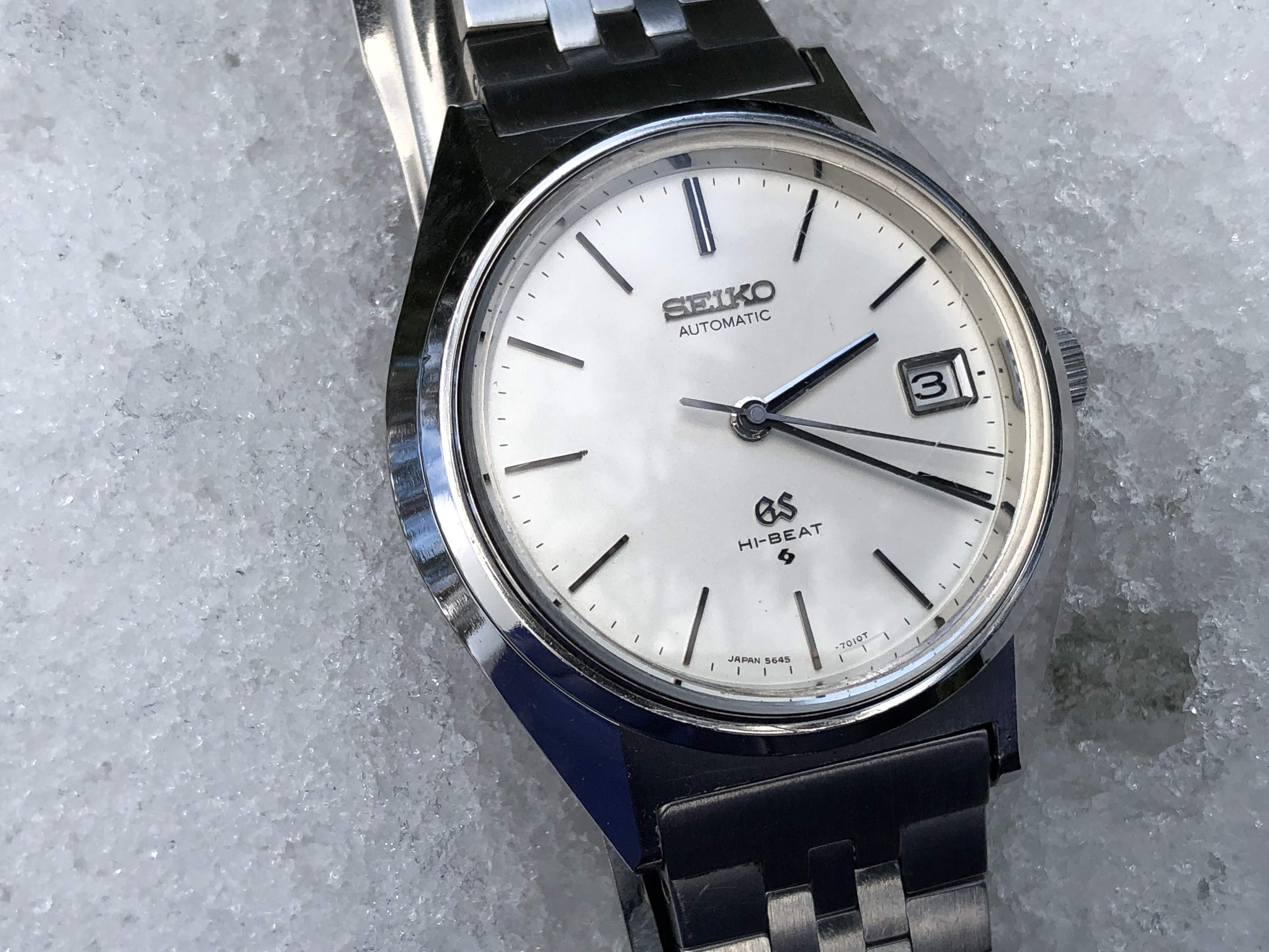 Grand Seiko 5645-7010 with original bracelet XQB070 (Sold)