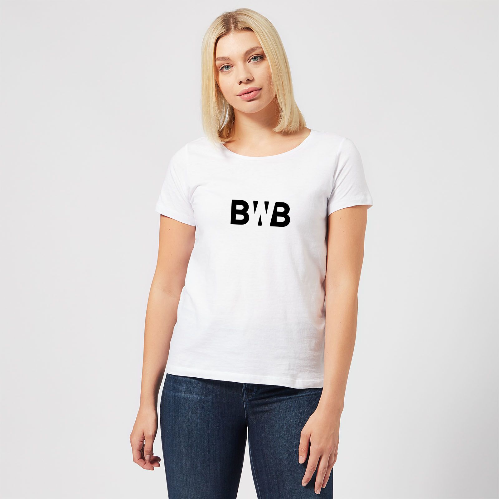 BWB White Women's Logo T-Shirt