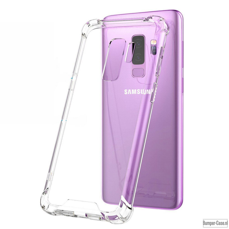Samsung Galaxy S9+ Plus - Transparant hoesje schokbestendig