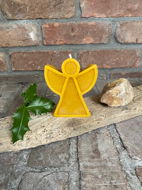 100% Beeswax Candle Angel
