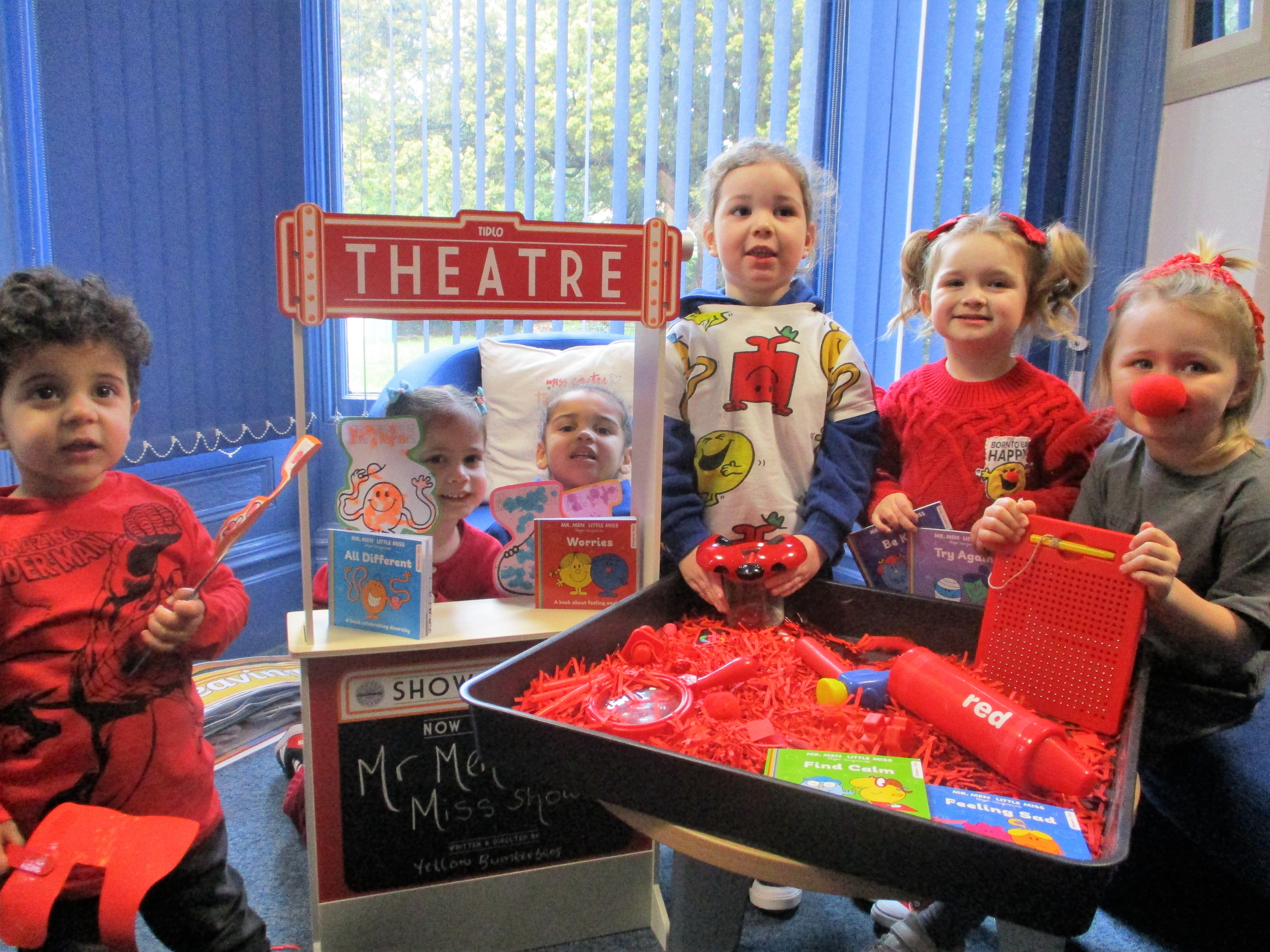 Kidderminster Nursery Raising Comic Relief Cash